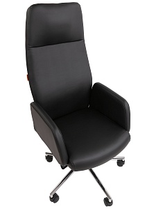 Офисное кресло CHAIRMAN 929, экокожа, черный